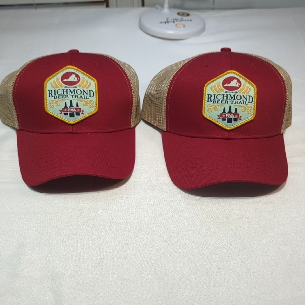 Richmond Beer Trail Red and Tan Hat